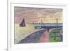 Entrance to the Port of Volendam-Théo van Rysselberghe-Framed Giclee Print