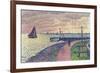 Entrance to the Port of Volendam-Théo van Rysselberghe-Framed Giclee Print