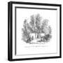 'Entrance to the Ranger's Lodge in 1841', c1870-Unknown-Framed Giclee Print