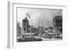 Entrance to the Regent's Canal, Limehouse, Engraved by F. J. Havell, 1828-Thomas Hosmer Shepherd-Framed Giclee Print