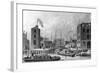 Entrance to the Regent's Canal, Limehouse, Engraved by F. J. Havell, 1828-Thomas Hosmer Shepherd-Framed Giclee Print