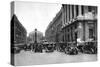 Entrance to the Rue Royale with the Madeleine in Distance, Paris, 1931-Ernest Flammarion-Stretched Canvas