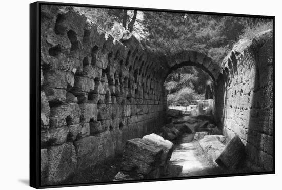 Entrance to the Stadion, Olympia, Greece, 1937-Martin Hurlimann-Framed Stretched Canvas