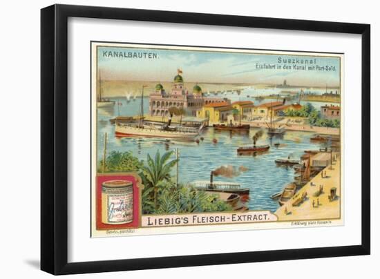 Entrance to the Suez Canal, Port Said, Egypt-null-Framed Giclee Print