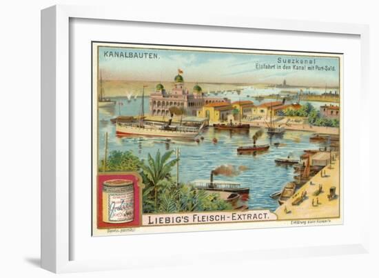 Entrance to the Suez Canal, Port Said, Egypt-null-Framed Giclee Print