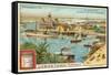 Entrance to the Suez Canal, Port Said, Egypt-null-Framed Stretched Canvas