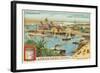 Entrance to the Suez Canal, Port Said, Egypt-null-Framed Giclee Print