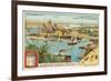 Entrance to the Suez Canal, Port Said, Egypt-null-Framed Giclee Print