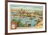 Entrance to the Suez Canal, Port Said, Egypt-null-Framed Giclee Print