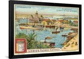 Entrance to the Suez Canal, Port Said, Egypt-null-Framed Giclee Print