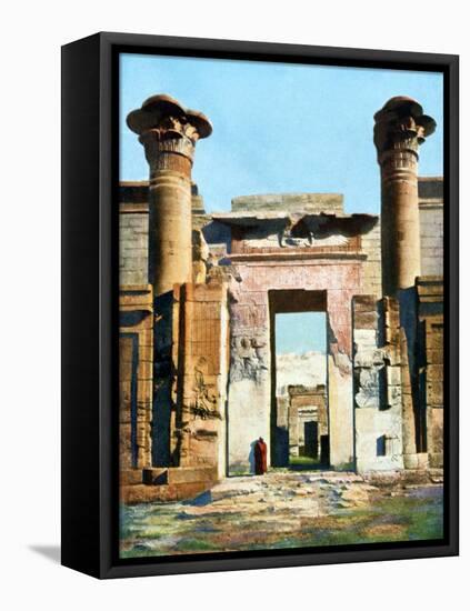 Entrance to the Temple of Medinet Habu, Egypt, 20th Century-null-Framed Stretched Canvas