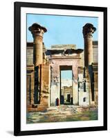 Entrance to the Temple of Medinet Habu, Egypt, 20th Century-null-Framed Giclee Print