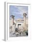 Entrance to the Temple of Ramses Iii, Egypt, 19th Century-GF Weston-Framed Giclee Print