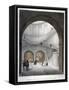 Entrance to the Thames Tunnel at Wapping, London, 1836-B Dixie-Framed Stretched Canvas