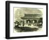 Entrance to the Tomb of the Ming Dynasty Beijing Peking 1866-null-Framed Premium Giclee Print