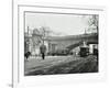 Entrance to the Tram Tunnel by Waterloo Bridge, London, 1908-null-Framed Photographic Print