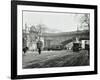 Entrance to the Tram Tunnel by Waterloo Bridge, London, 1908-null-Framed Photographic Print