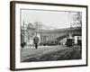 Entrance to the Tram Tunnel by Waterloo Bridge, London, 1908-null-Framed Photographic Print