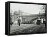 Entrance to the Tram Tunnel by Waterloo Bridge, London, 1908-null-Framed Stretched Canvas