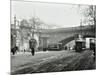 Entrance to the Tram Tunnel by Waterloo Bridge, London, 1908-null-Mounted Photographic Print