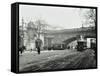 Entrance to the Tram Tunnel by Waterloo Bridge, London, 1908-null-Framed Stretched Canvas