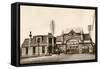 Entrance to the Union Stockyards, Chicago, 1890s-null-Framed Stretched Canvas