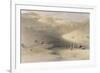 Entrance to the Valley of the Kings, from Egypt and Nubia, Engraved by Louis Haghe-David Roberts-Framed Giclee Print