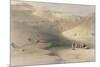 Entrance to the Valley of the Kings, from Egypt and Nubia, Engraved by Louis Haghe-David Roberts-Mounted Giclee Print