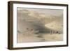 Entrance to the Valley of the Kings, from Egypt and Nubia, Engraved by Louis Haghe-David Roberts-Framed Giclee Print