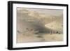 Entrance to the Valley of the Kings, from Egypt and Nubia, Engraved by Louis Haghe-David Roberts-Framed Giclee Print