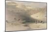 Entrance to the Valley of the Kings, from Egypt and Nubia, Engraved by Louis Haghe-David Roberts-Mounted Giclee Print