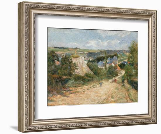 Entrance to the Village of Osny by Paul Gauguin-Paul Gauguin-Framed Giclee Print