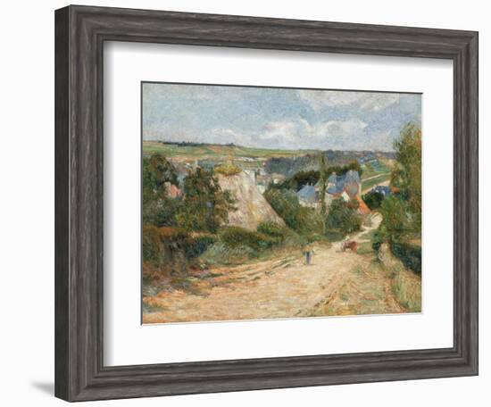 Entrance to the Village of Osny by Paul Gauguin-Paul Gauguin-Framed Giclee Print