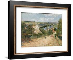 Entrance to the Village of Osny by Paul Gauguin-Paul Gauguin-Framed Giclee Print