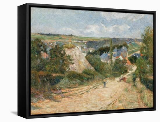Entrance to the Village of Osny by Paul Gauguin-Paul Gauguin-Framed Stretched Canvas