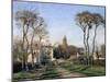 Entrance to the Village of Voisins, Yvelines, 1872-Pierre-Auguste Renoir-Mounted Giclee Print