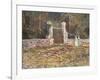 Entrance to the Voyer-D'Argenson Park at Asnieres-Vincent van Gogh-Framed Giclee Print