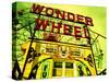 Entrance to the Wonder Wheel, Coney Island, Brooklyn, New York City, New York State, USA-null-Stretched Canvas