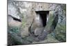 Entrance to Tomb in Necropolis of Via Amerina in Tre Ponti, Falerii Novi, Lazio, Italy-null-Mounted Giclee Print