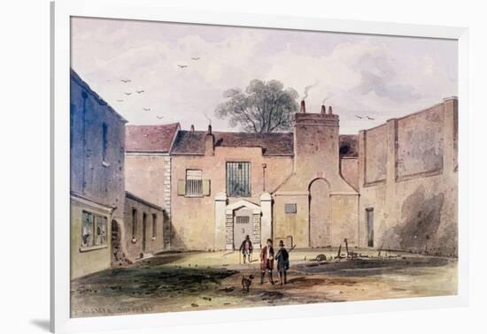 Entrance to Tothill Fields Prison, 1850-Thomas Hosmer Shepherd-Framed Giclee Print