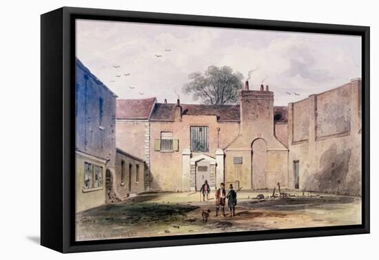 Entrance to Tothill Fields Prison, 1850-Thomas Hosmer Shepherd-Framed Stretched Canvas