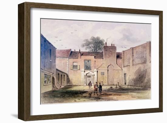 Entrance to Tothill Fields Prison, 1850-Thomas Hosmer Shepherd-Framed Giclee Print