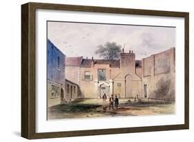 Entrance to Tothill Fields Prison, 1850-Thomas Hosmer Shepherd-Framed Giclee Print