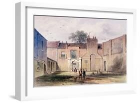 Entrance to Tothill Fields Prison, 1850-Thomas Hosmer Shepherd-Framed Giclee Print