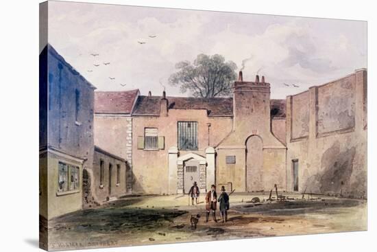 Entrance to Tothill Fields Prison, 1850-Thomas Hosmer Shepherd-Stretched Canvas