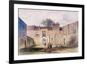 Entrance to Tothill Fields Prison, 1850-Thomas Hosmer Shepherd-Framed Giclee Print