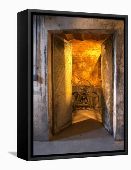 Entrance to Underground Wine Cellar, Bodega Juanico Familia Deicas Winery, Juanico-Per Karlsson-Framed Stretched Canvas