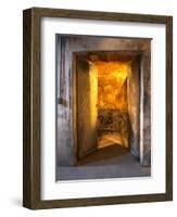 Entrance to Underground Wine Cellar, Bodega Juanico Familia Deicas Winery, Juanico-Per Karlsson-Framed Photographic Print