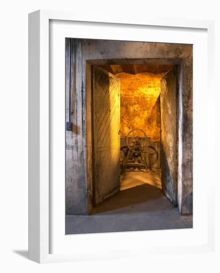 Entrance to Underground Wine Cellar, Bodega Juanico Familia Deicas Winery, Juanico-Per Karlsson-Framed Photographic Print
