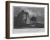 'Entrance to Warkworth Castle, Northumberland', 1814-John Greig-Framed Giclee Print